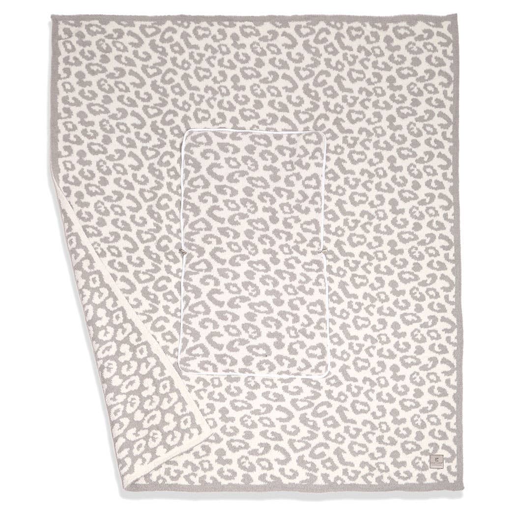 Fashion City - Wholesale Throw Blanket - 2 In 1 Leopard Print Throw Blanket & Pillow16