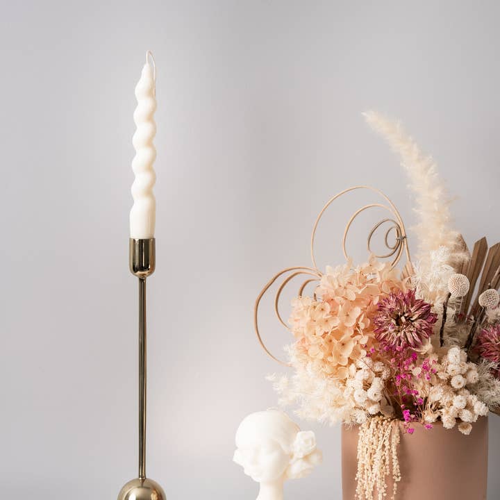 Vela Pilar Torcida por atacado de Bright Candles Co.