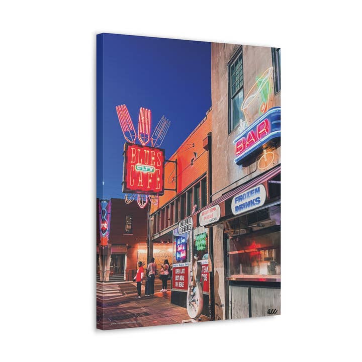 Kopia av ”Honky Tonk” Nashville TN Photography Canvas Gallery Wrap för wholesale av Carper Creative Co.