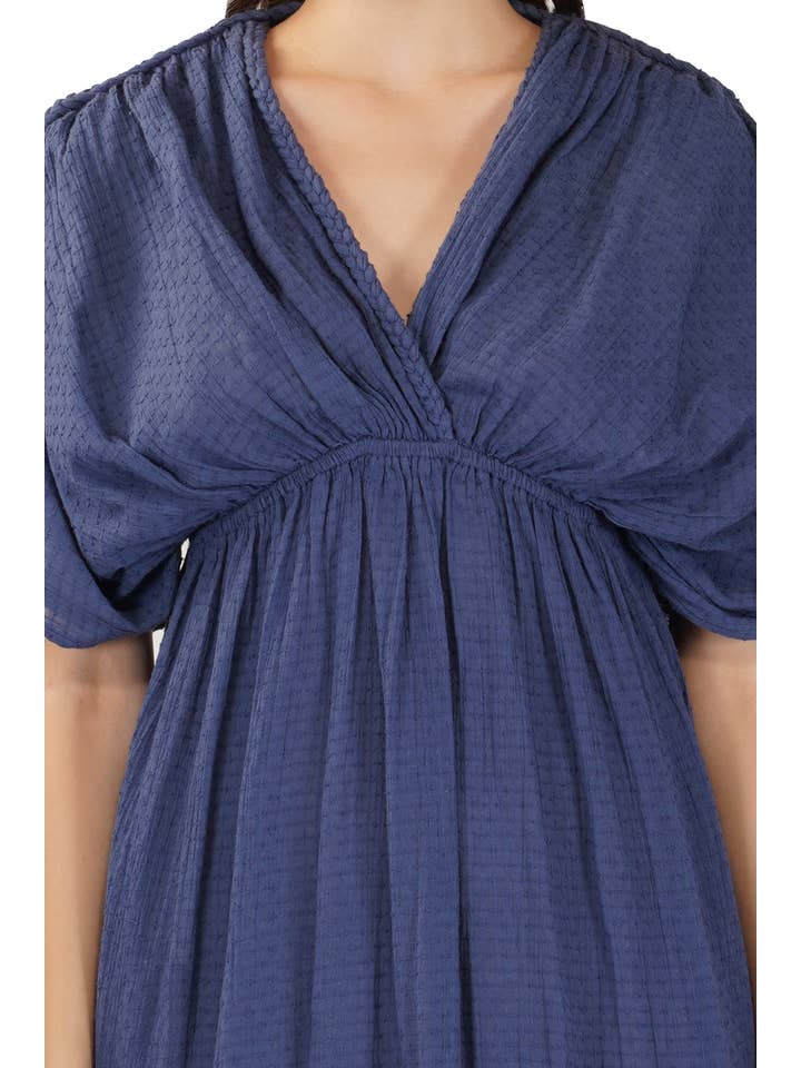 America & Beyond - Wholesale Dress - Women's - Gloria Cotton Dobby Maxi Dress3