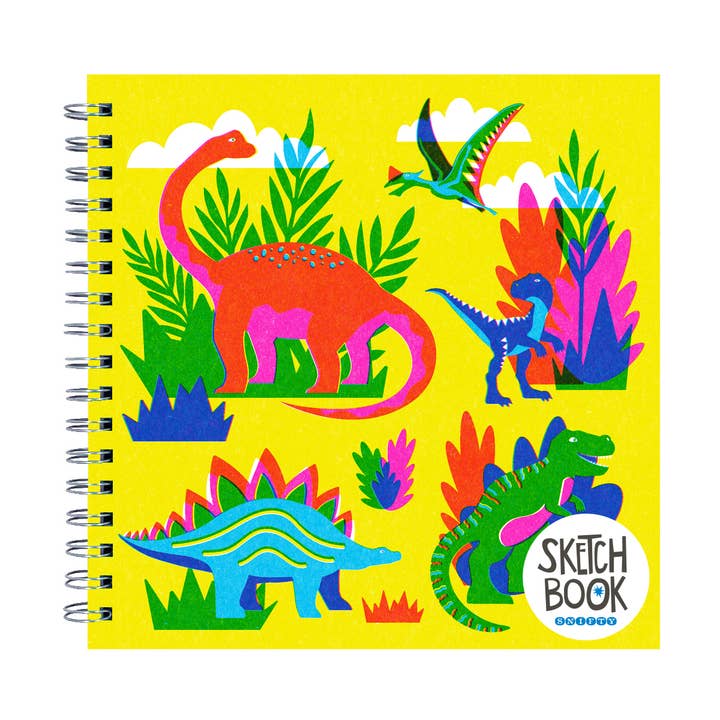 SNIFTY - Wholesale Sketchbook/sketchpad - DINO DAYS SKETCHBOOK
