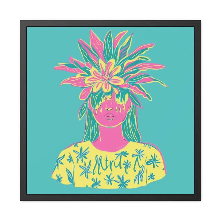 Floral Vision Portrait Wall Art for wholesale by Maia Homes
