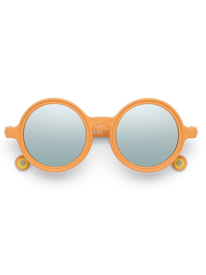 Lunettes de soleil rondes pour tout-petits Starfish Orange 1-3Y pour la vente par Olivio & Co