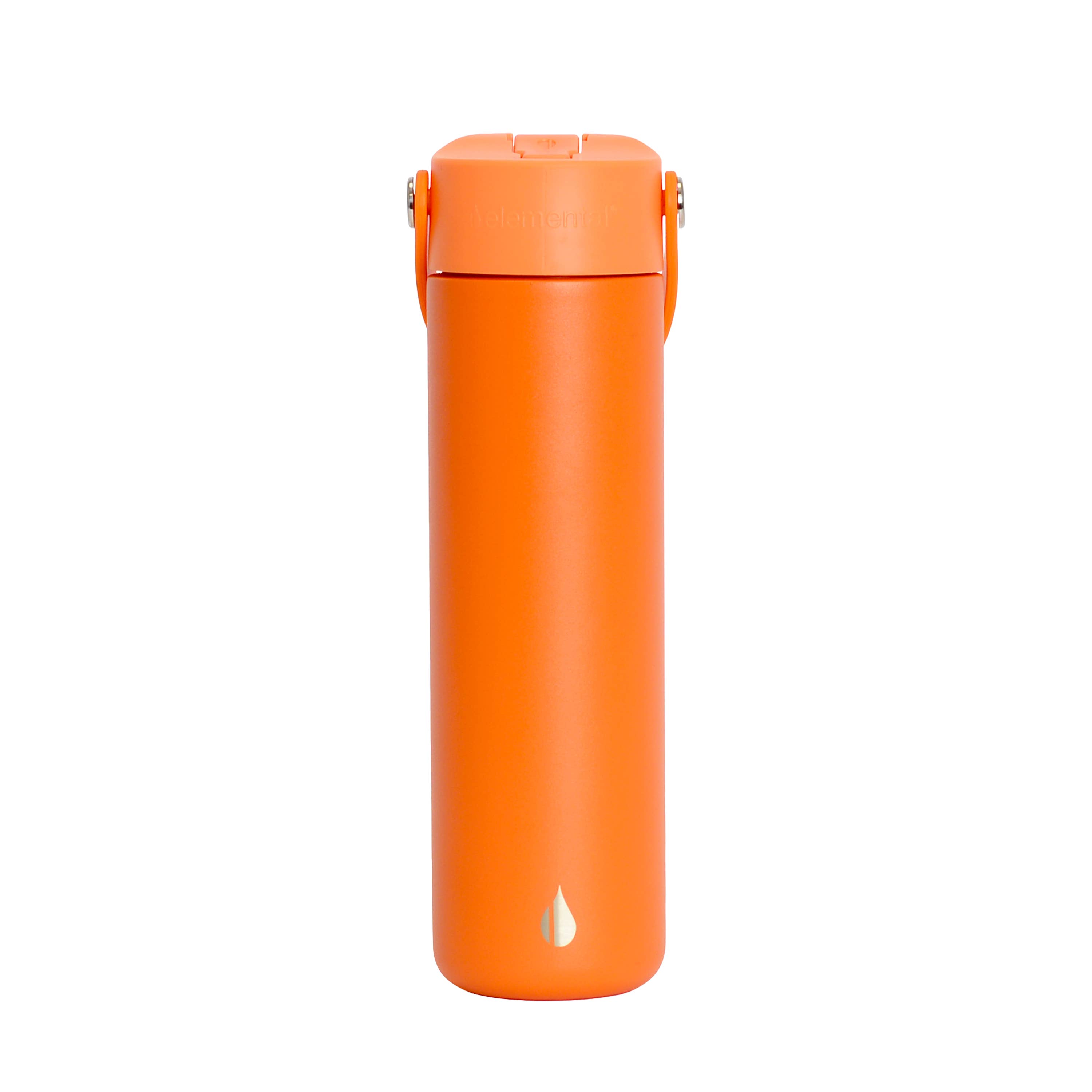Elemental - Wholesale Water Bottle - Core Insulated Leakproof Bottle w/Handle 24oz - Orange4