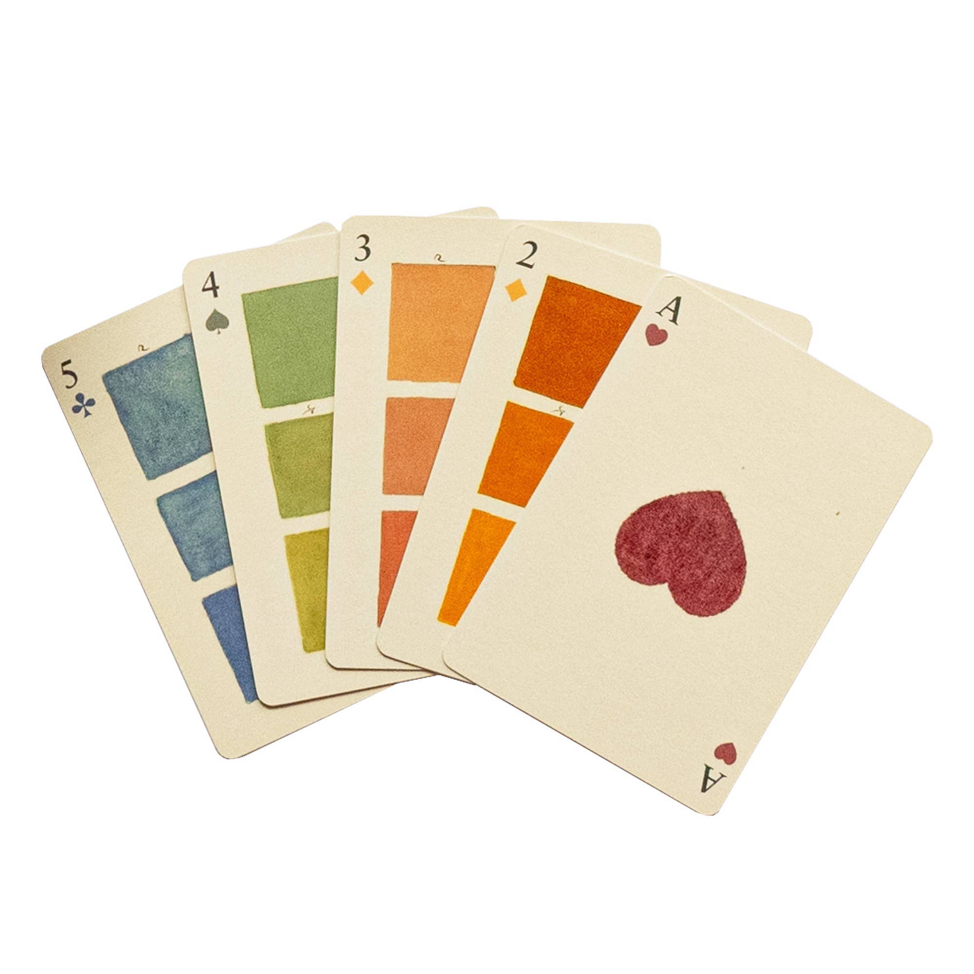 Roomytown Inc - Wholesale Playing Cards - Playing Cards - Set of Two Decks - Watercolour Swatches2