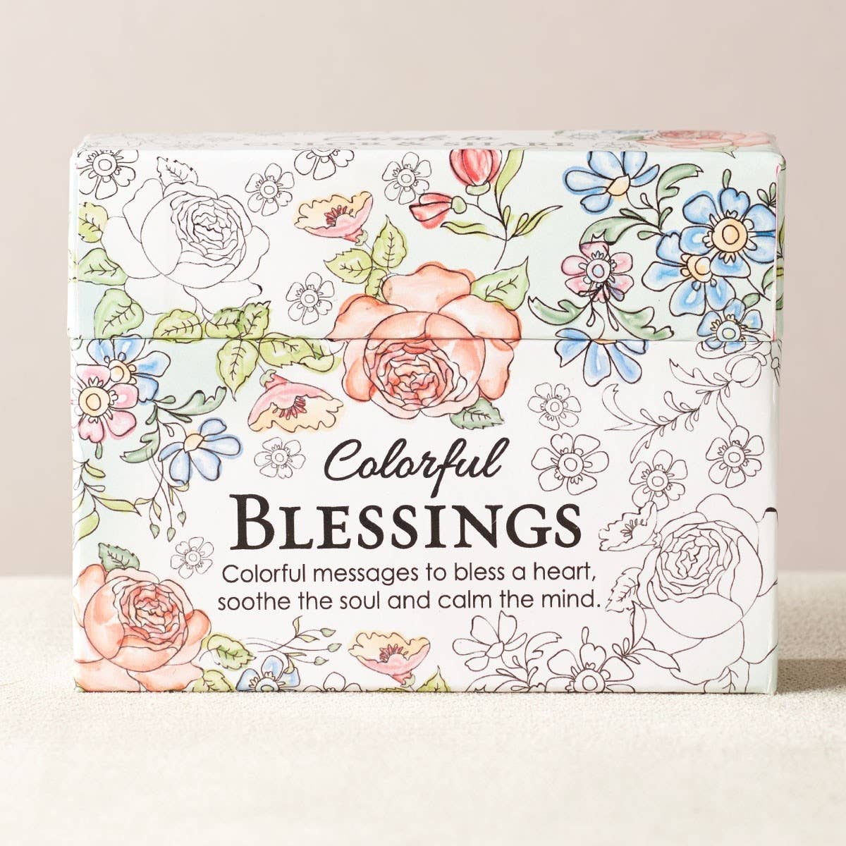 Christian Art Gifts - Wholesale Display Book - Coloring Cards Boxed Colorful Blessings3