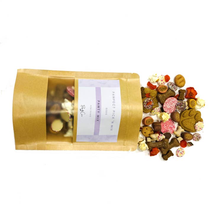 Pops & Coco - Wholesale Pet Treats - Dog - Pawfect Pick 'N Mix - Pawty Mix for Dogs - 350g - Treats