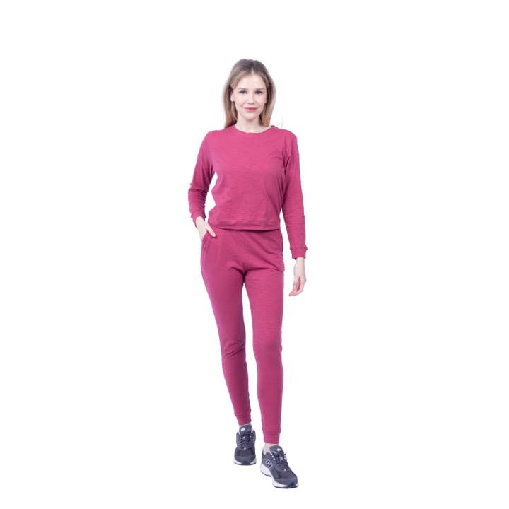 Lezat - Wholesale Athletic Sweatpants/Joggers - Women's - Tegan Organic Cotton Jogger Pant16