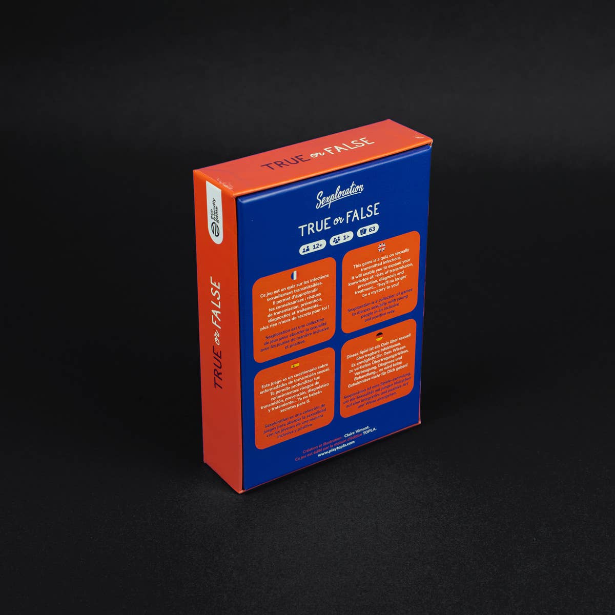 Topla - Wholesale Card Game - True or False - The game about STIs1