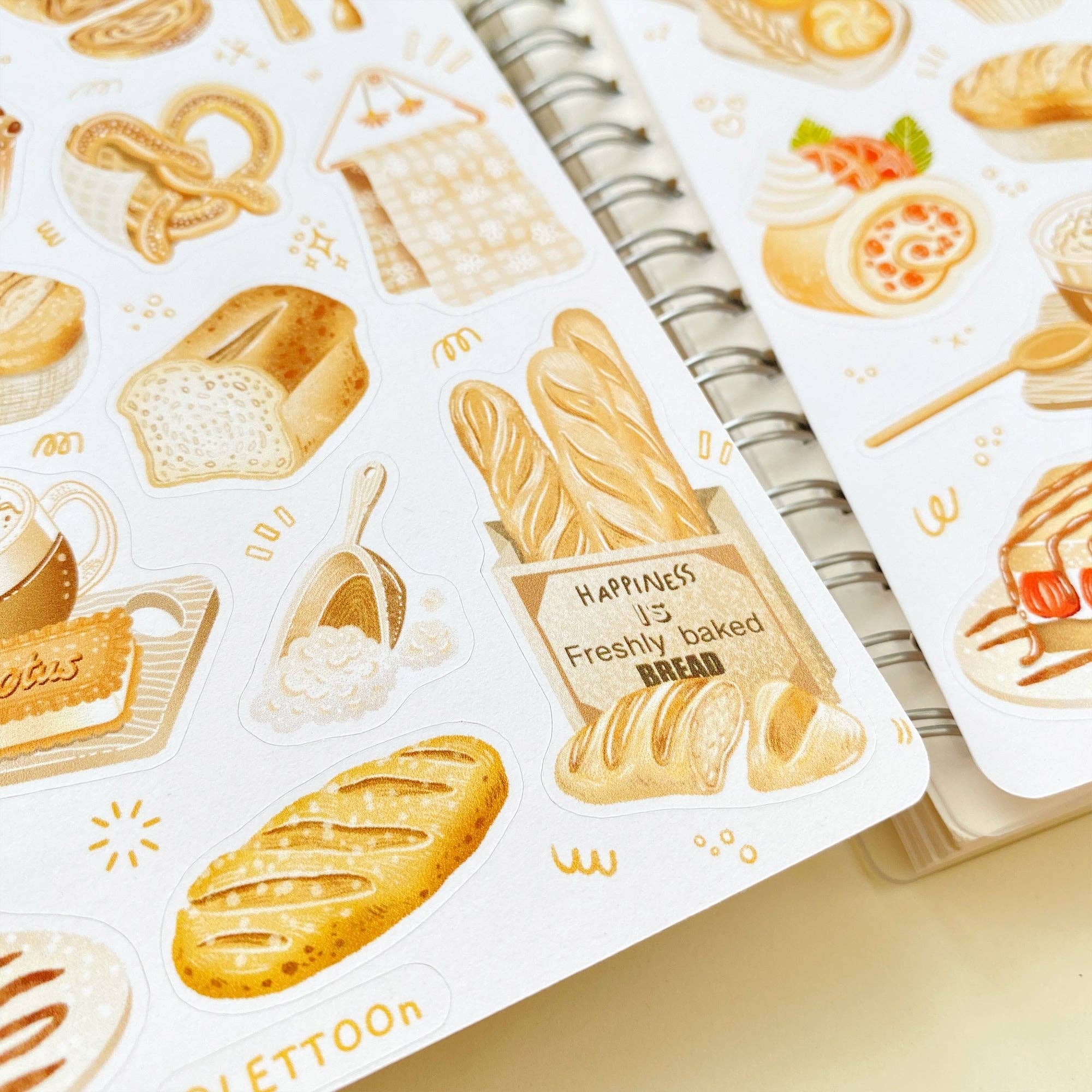 Lettoon - Wholesale Sticker - Sticker Sheet - Bakery4
