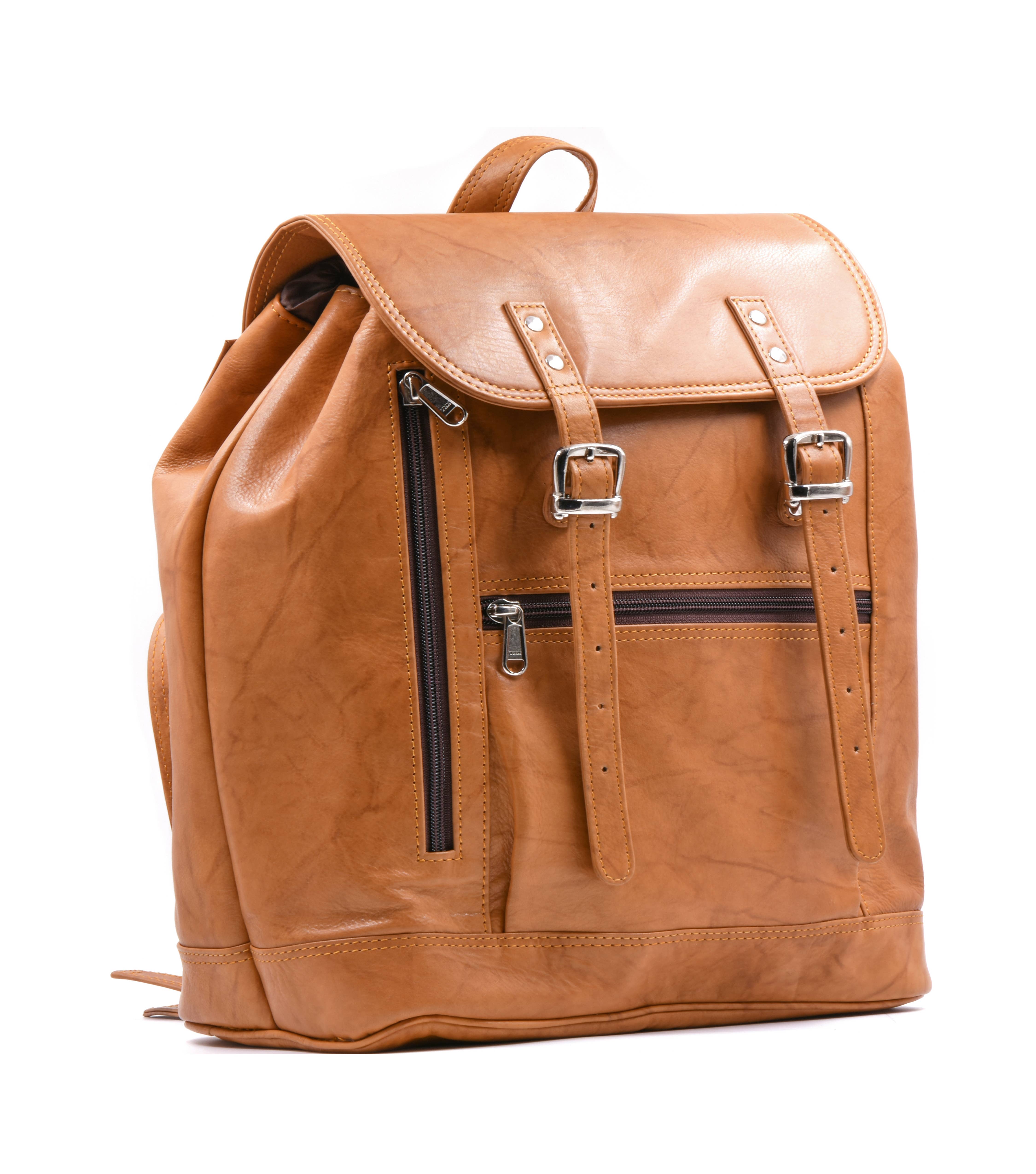 Ashlin Leather Boutique - Wholesale Backpack - Unisex - ASHLIN® | ZIPPERED COMPARTMENT BACKPACK | TUSCANY LEATHER9