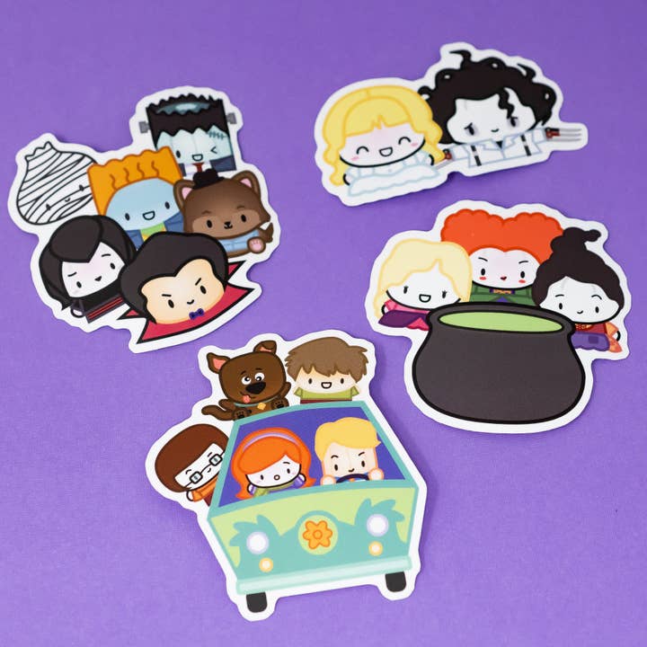 Wonton In A Million - Wholesale Sticker - L264 | Halloween Films - Edward Scissorhands Vinyl Sticker6