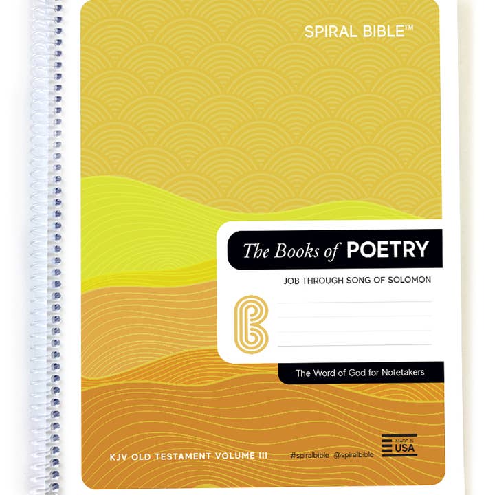 Spiral Bible - Wholesale Poetry & Drama - Spiral Bibleâ„¢ - KJV - Job - Song of Solomon
