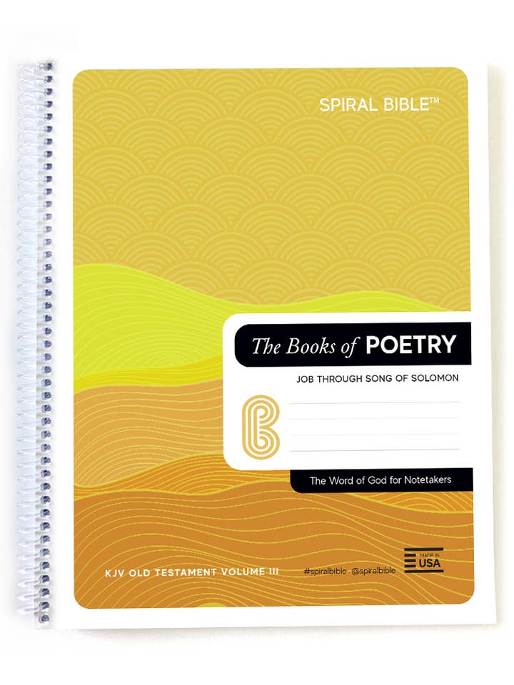 Spiral Bible™ - KJV - Job - Le chant de Salomon pour la vente par Spiral Bible