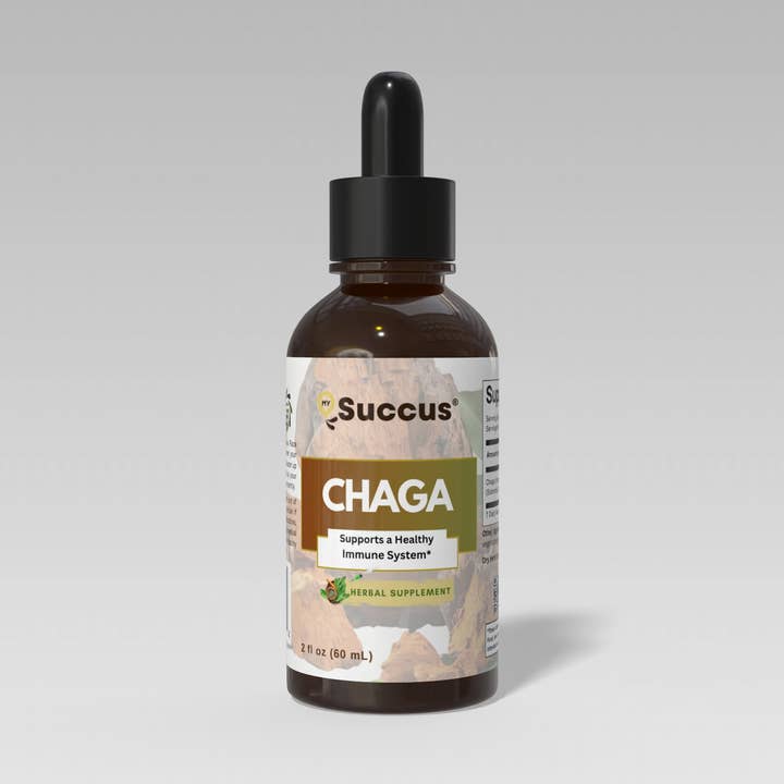 Teinture de Chaga - Extrait de Champignon Herbacé Premium pour la vente par Succus