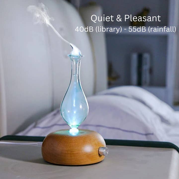Amrita Court Essential Oils and Aromatic Homeware – wholesale Elektronisk diffusor – OSCAR vattenfri aromdiffusor | Massivt trä Ingen plast