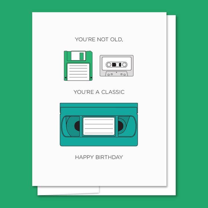 Quick Brown Fox Letterpress – wholesale Birthday card – Classic Birthday - Letterpress Funny Birthday Card1