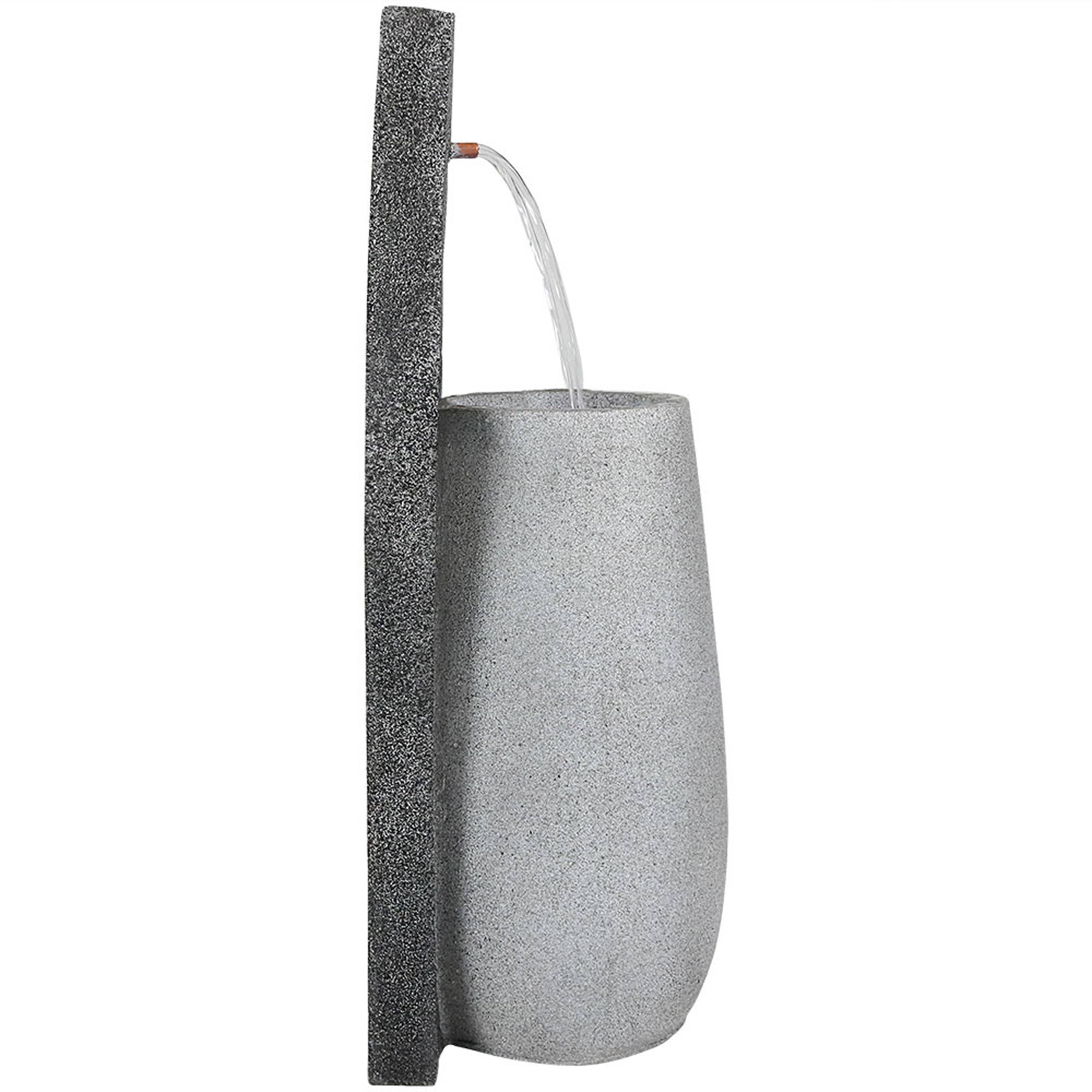 Sunnydaze Decor - Vente Bibelots/décorations d'extérieur - Fontaine à eau Monterno à trois jets avec lumières LED, 35 po6