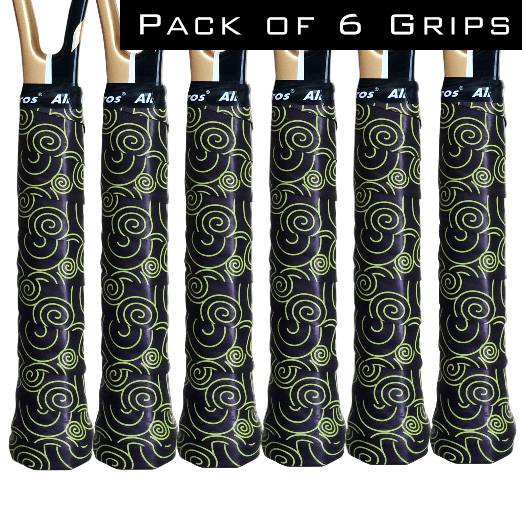 Alien Pros - Wholesale Sporting Accessories - [US] Alien Pros Tennis Racket Grip Tape C-Tac (6 Grips)7