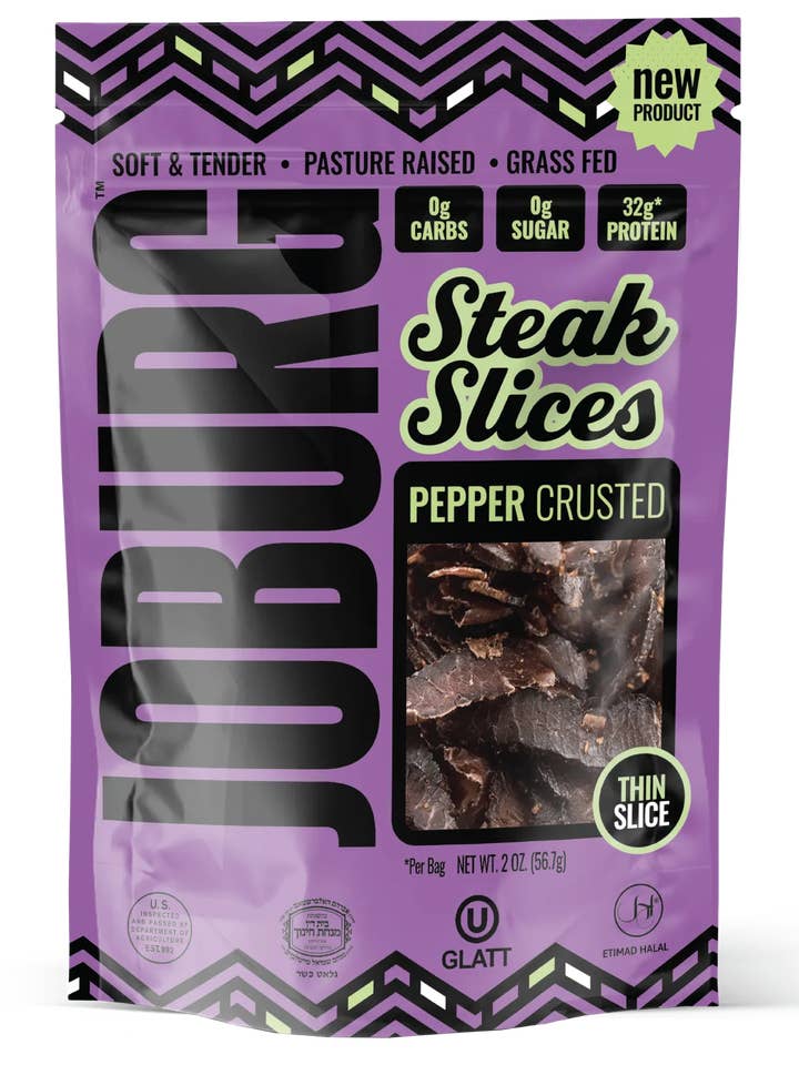 Pepper Crusted Steak Slices for wholesale by Joburg Meats