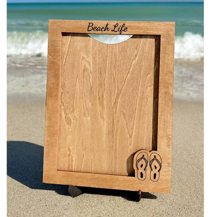 5x7 billedramme Feriebilledramme Strandlivstema for engroshandel hos Wooden Nose Gift Shop