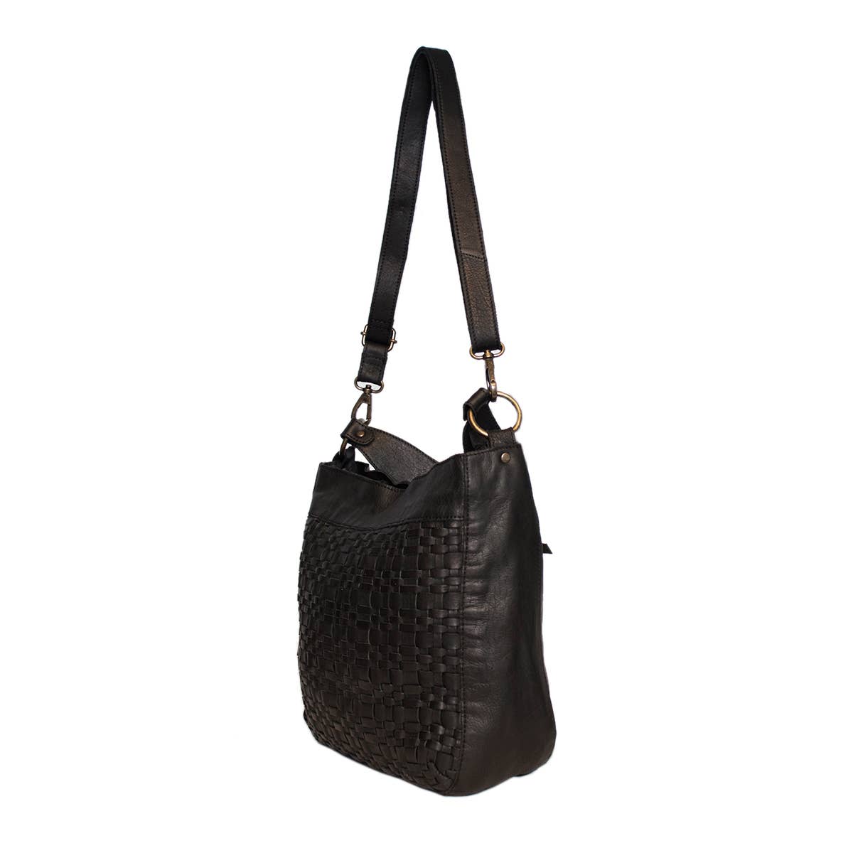 Arrigo - Wholesale Shoulder Bag - Women's - Arrigo Leather Shoulder Bag Made Of Supple Braided Leather12