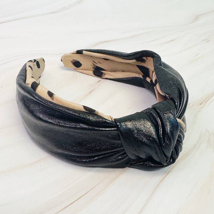 Ellison+Young - Wholesale Fashion Headband - Women's - Patent Leather Hampton Lady Headband