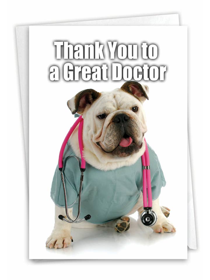 Thank You Card - Thank You To A Great Doctor Thank You for wholesale by NobleWorks