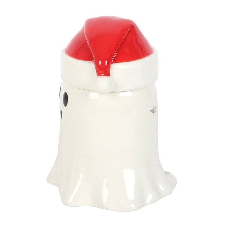 Something Different Wholesale - Wholesale Wax Warmer - Christmas Ghost with Santa Hat Oil Burner and Wax Warmer3