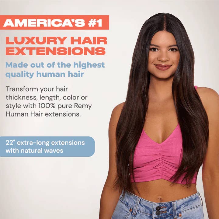 INH Hair - Wholesale Hair Extensions - Lux Remy Hair Extensions | 22" extra-long extensions