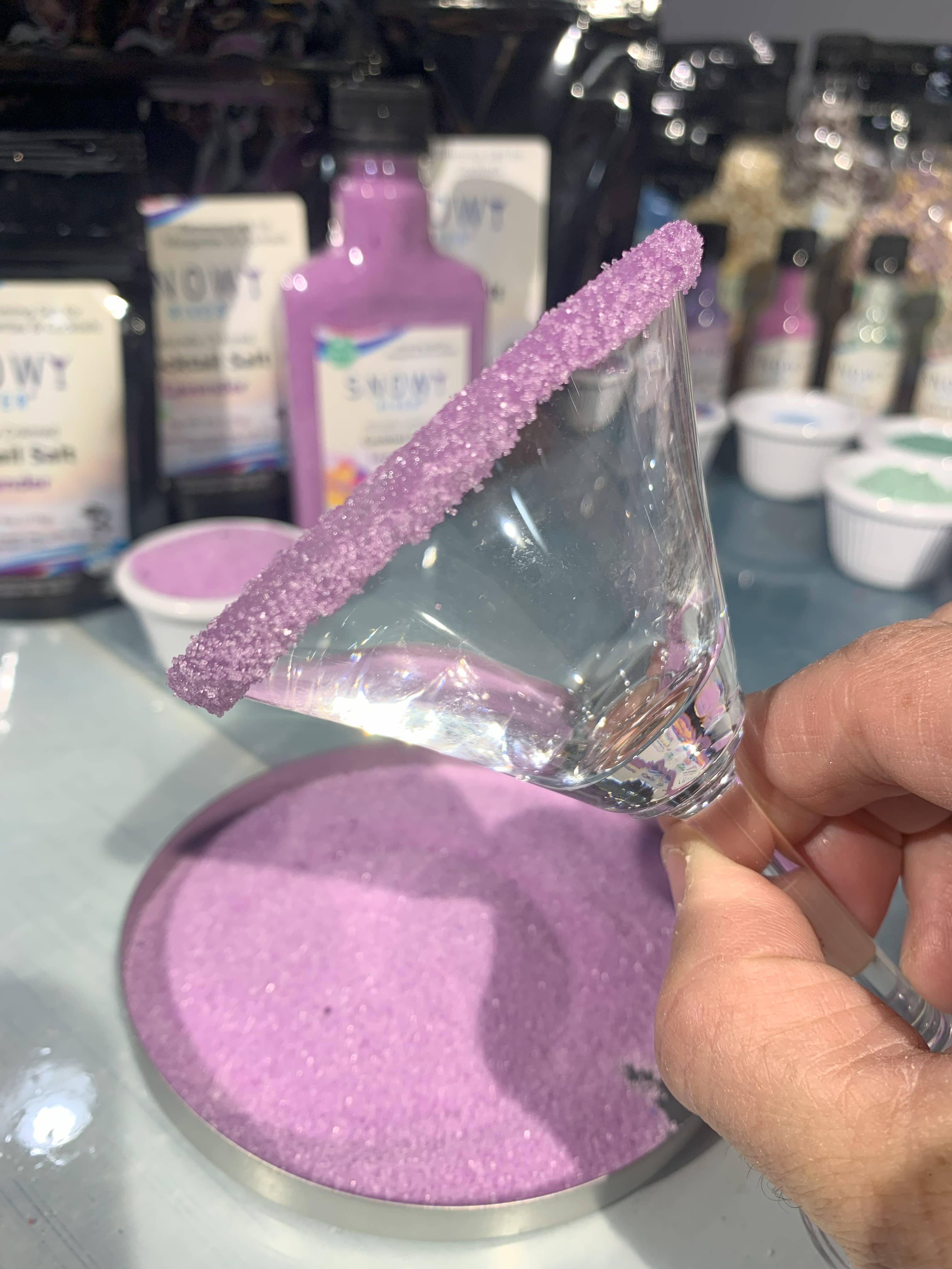 Ultimate Baker - Wholesale Sugar/Sweetener - Snowy River Lavender Cocktail Rimming Sugar (1x3oz Tin) 4