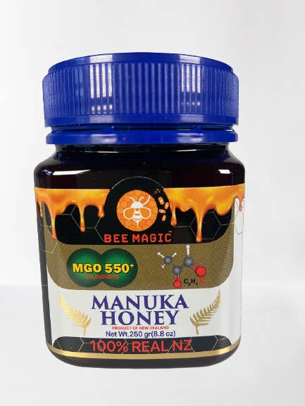 Miel de manuka Bee Magic MGO 550+, 8,8 oz, casher pour la vente par Bee Magic
