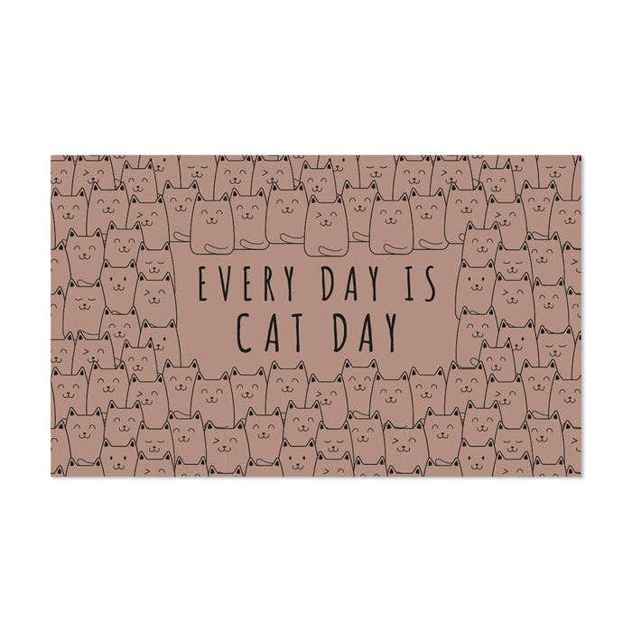 Alfombrilla comedero vinilo Cat Day para venta al por mayor de Podevache