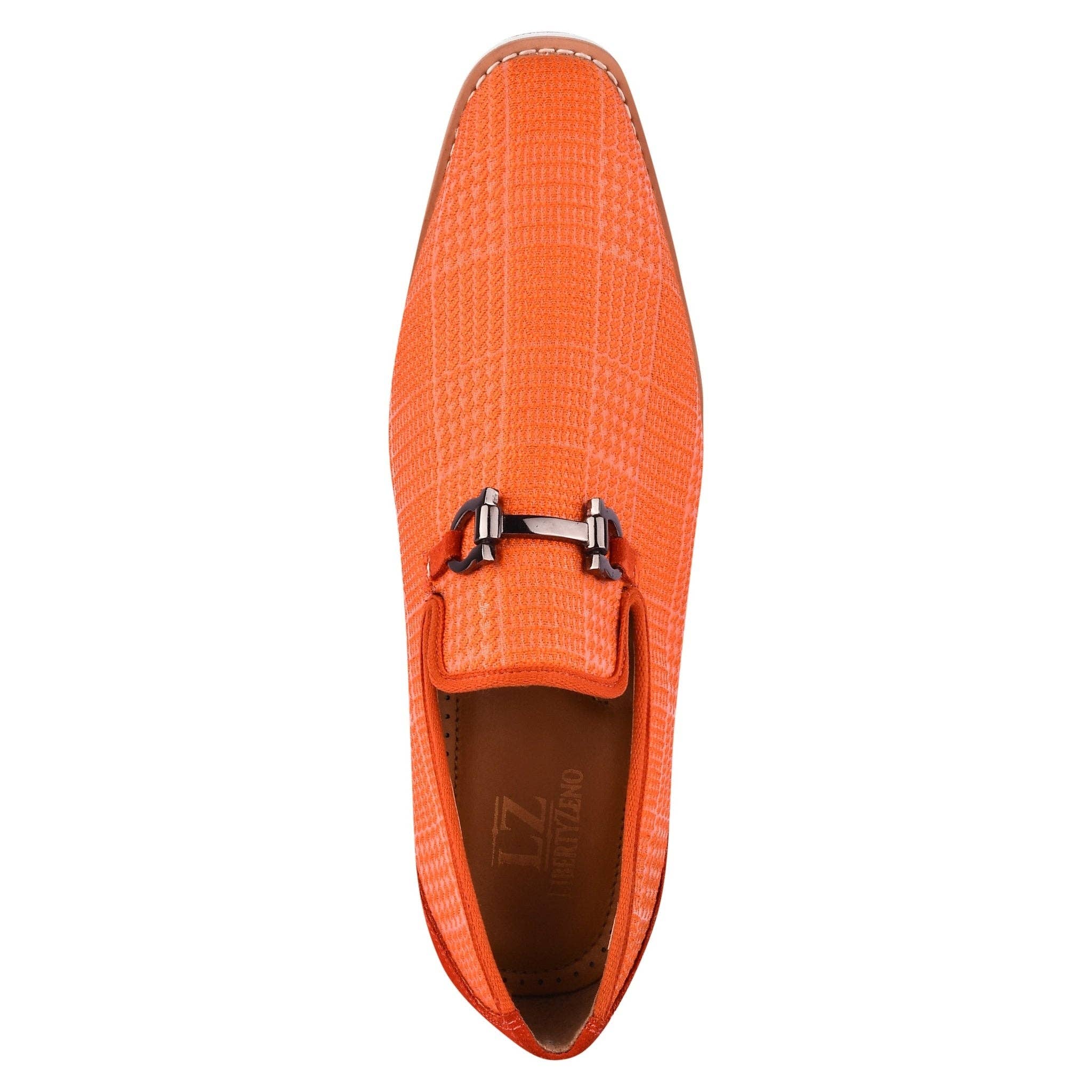 LIBERTYZENO - Wholesale Loafers - Men's - Megaball mens Casual textile printed buckle shoes38