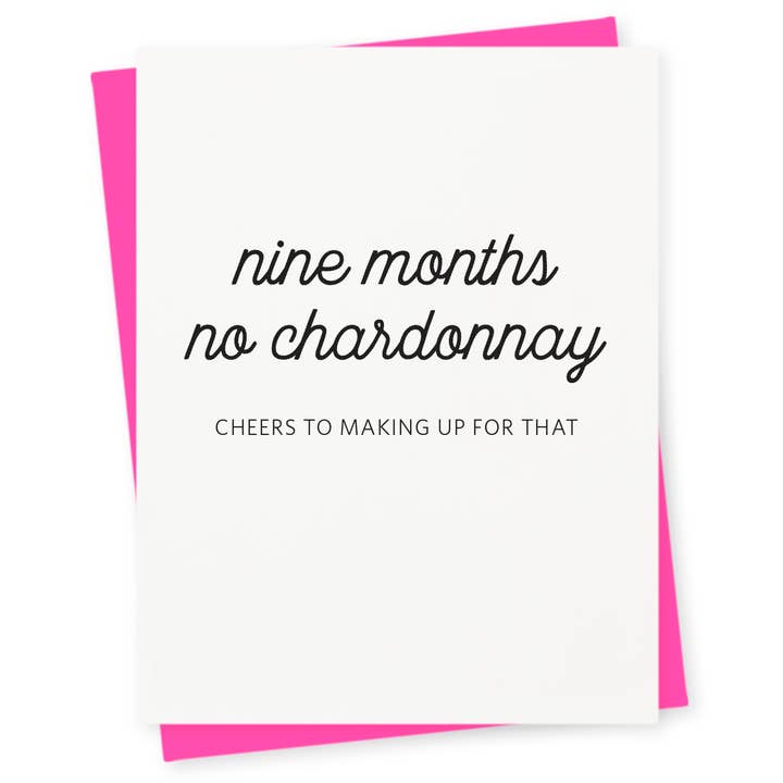 Chardonnay Bogtryk Ny Baby Kort for engroshandel hos 417 Press