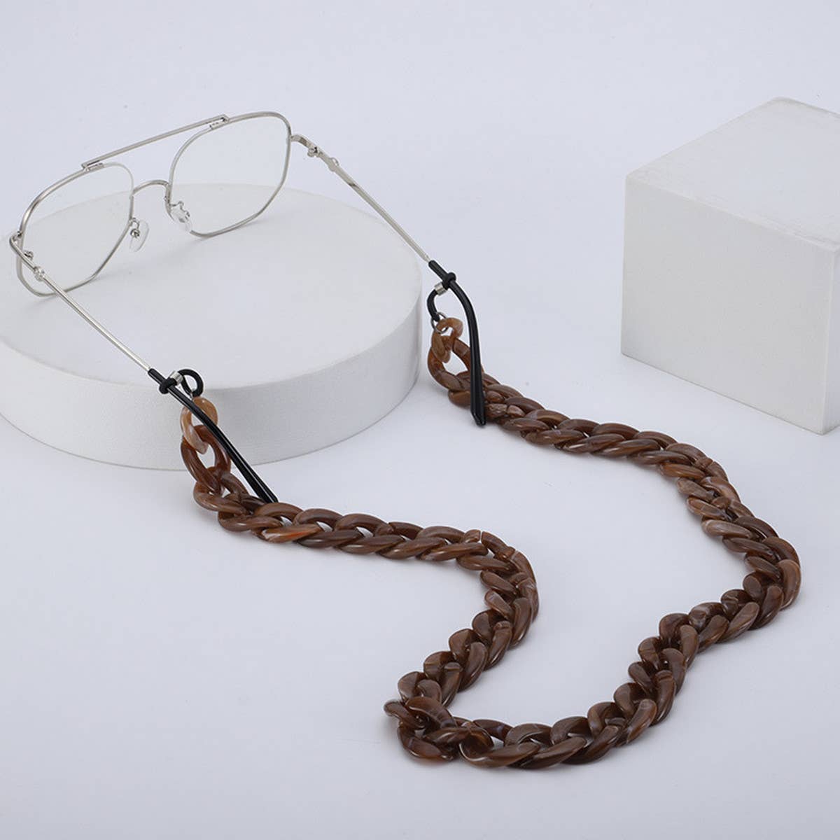 ACCITY - Wholesale Eyeglasses - Women's - WOMEN CHAIN IRREGULAR GLASSES HANGING CHAIN_CWMM05226
