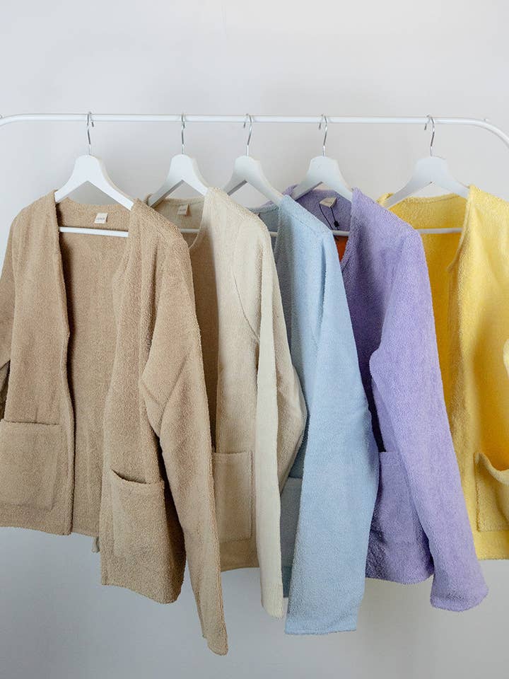 CaussĂ¼n - Wholesale Jacket - Women's - Lilac Terry Jacket1