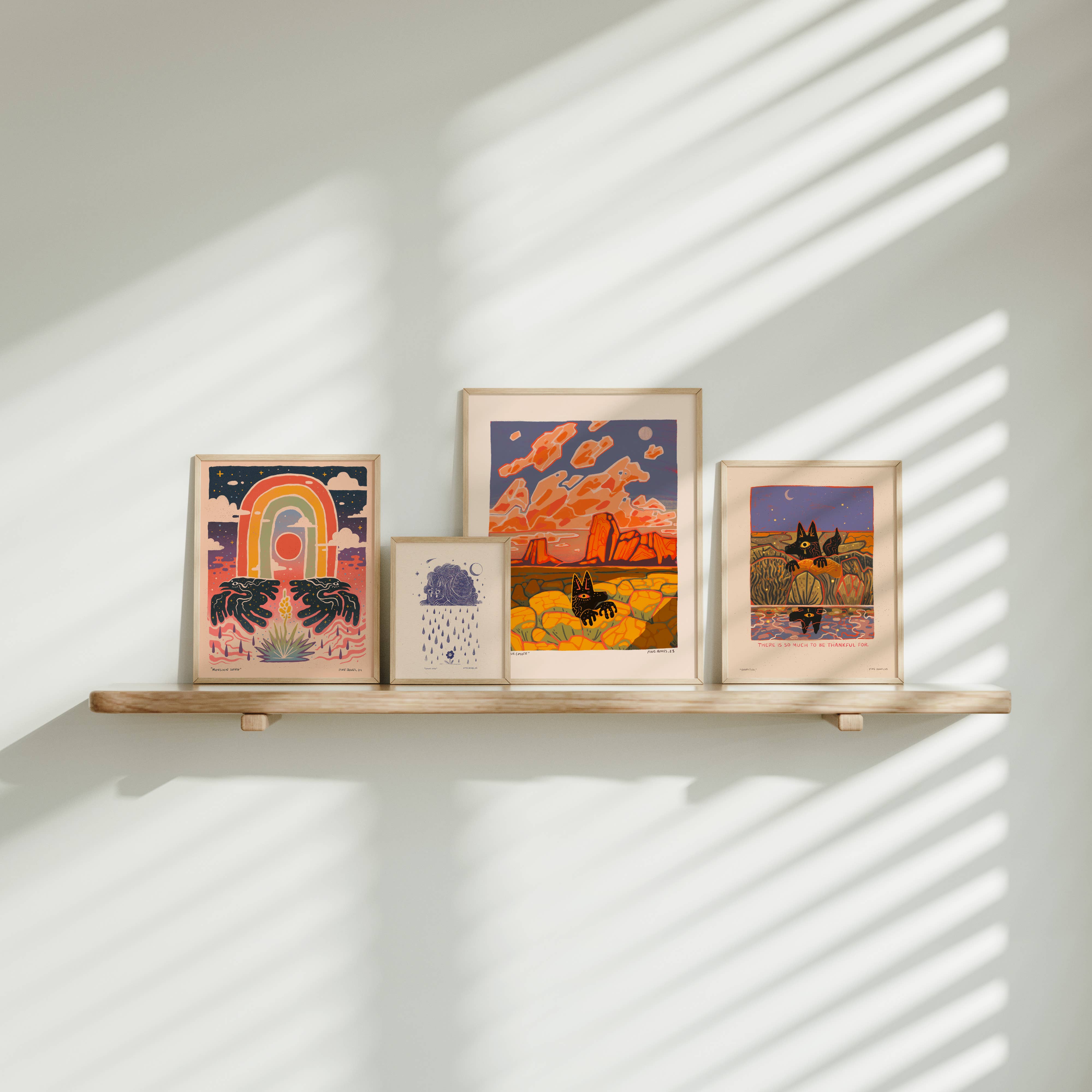 Pine Bones - Wholesale Art Print - Monsoon Song - 8x10 Nature Wilderness Art Print 2