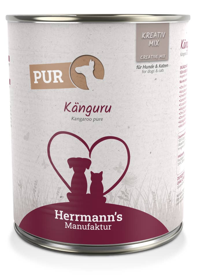 Herrmanns PURE Kangourou 800 gr. pour la vente par Finest Petfoods
