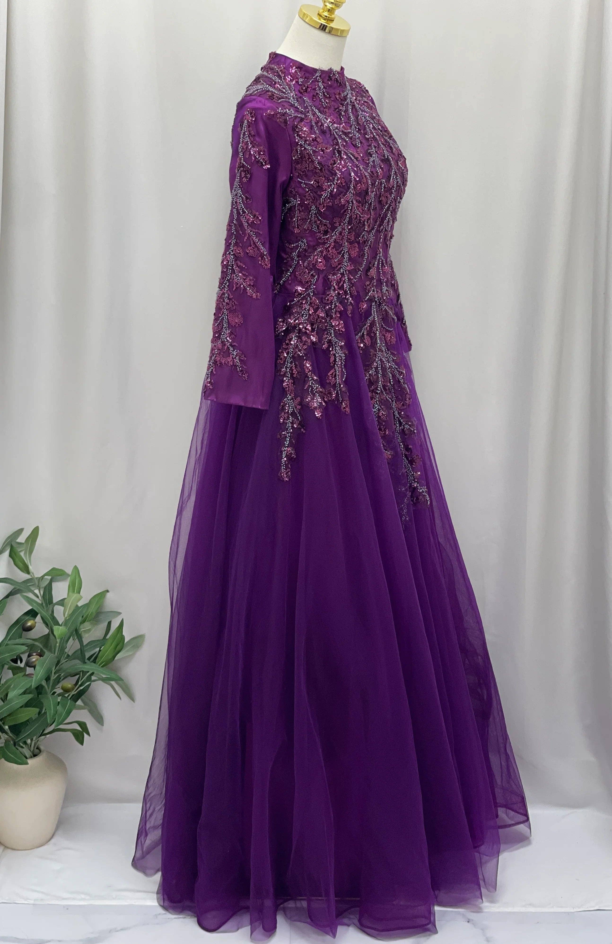 Palestinian Elegance - Wholesale Dress - Women's - Dew Branches Gown11
