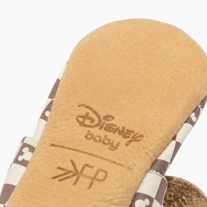 Freshly Picked - Wholesale Crib Shoes - Baby - Disney Mocha Mickey Mouse Knotted Bow Baby Shoe5