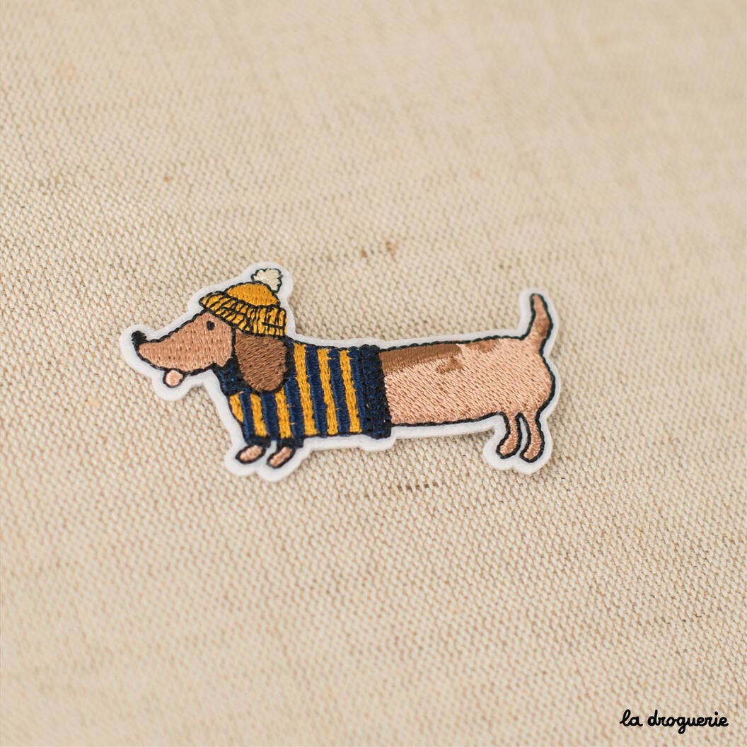 LA DROGUERIE - Wholesale Patch - "Dachshund Dog" Patch1