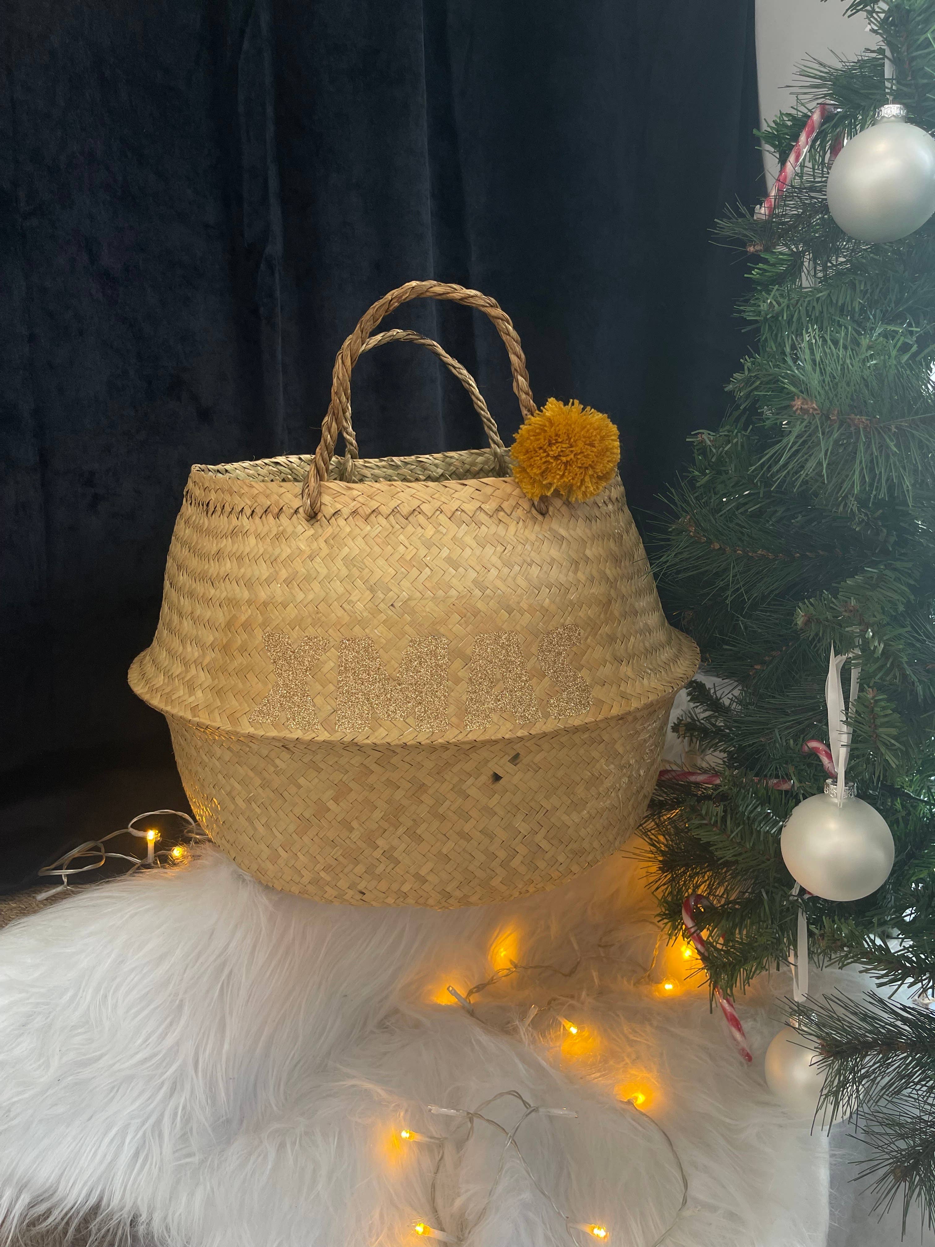 Toiles Chics - Venta al por mayor Cestas - Cesta de mimbre - Colección Navidad 25'3