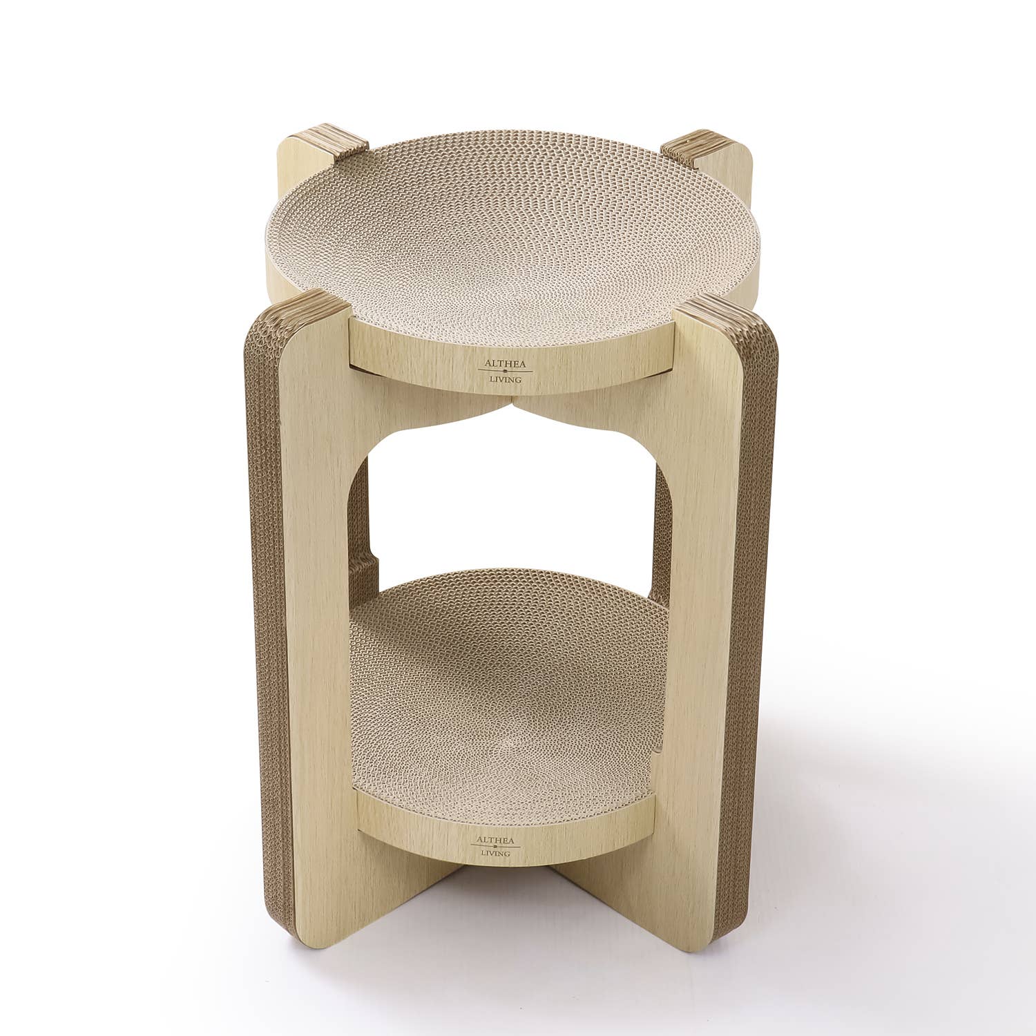 Althea Living - Vendita all'ingrosso Tiragraffi - Gatti - Tiragraffi a torre a due livelli per gatti2