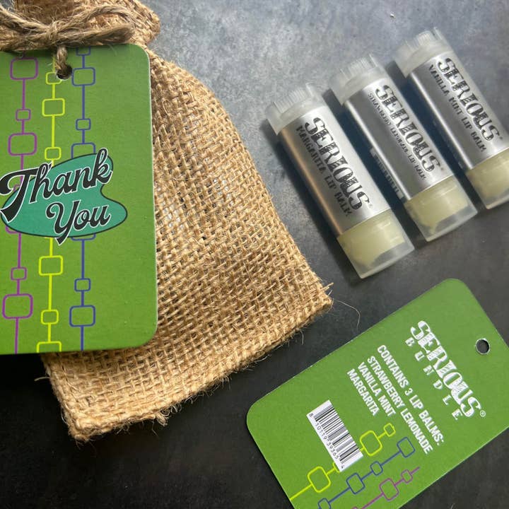Serious Lip Balm - Wholesale Lip Balm Set - Natural Lip Balm - Thank You Bundle Gift Set 2