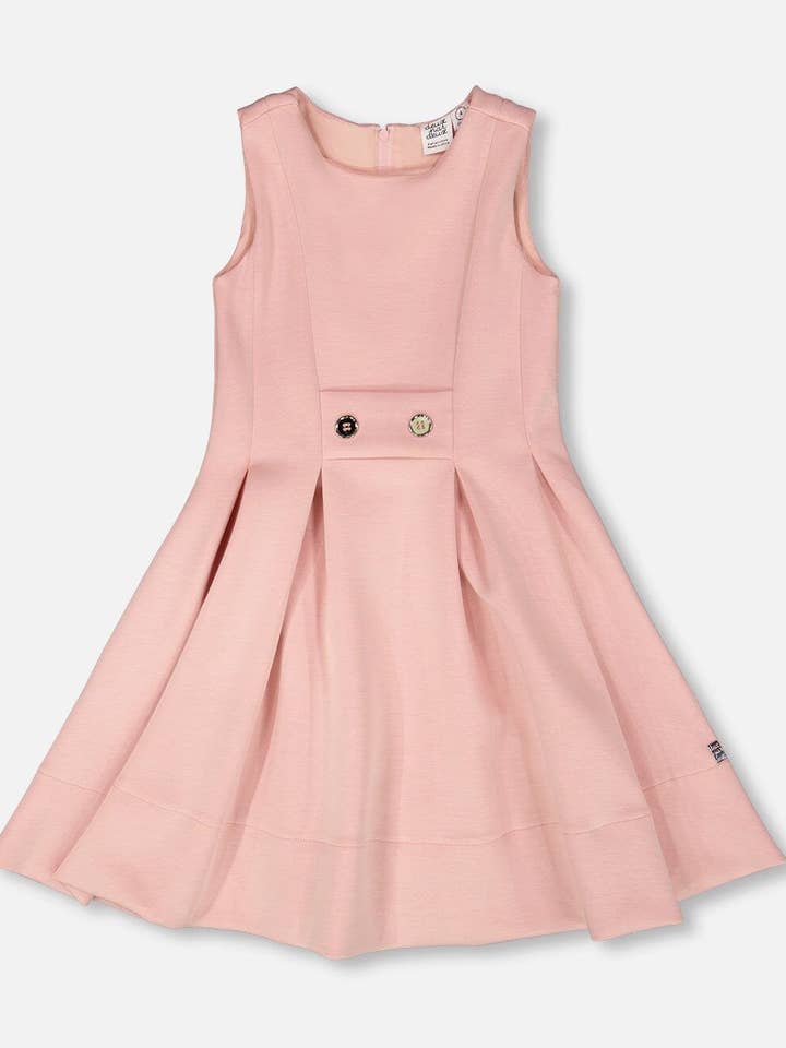 Vestido sem mangas de neoprene rosa pálido por atacado de Deux par Deux