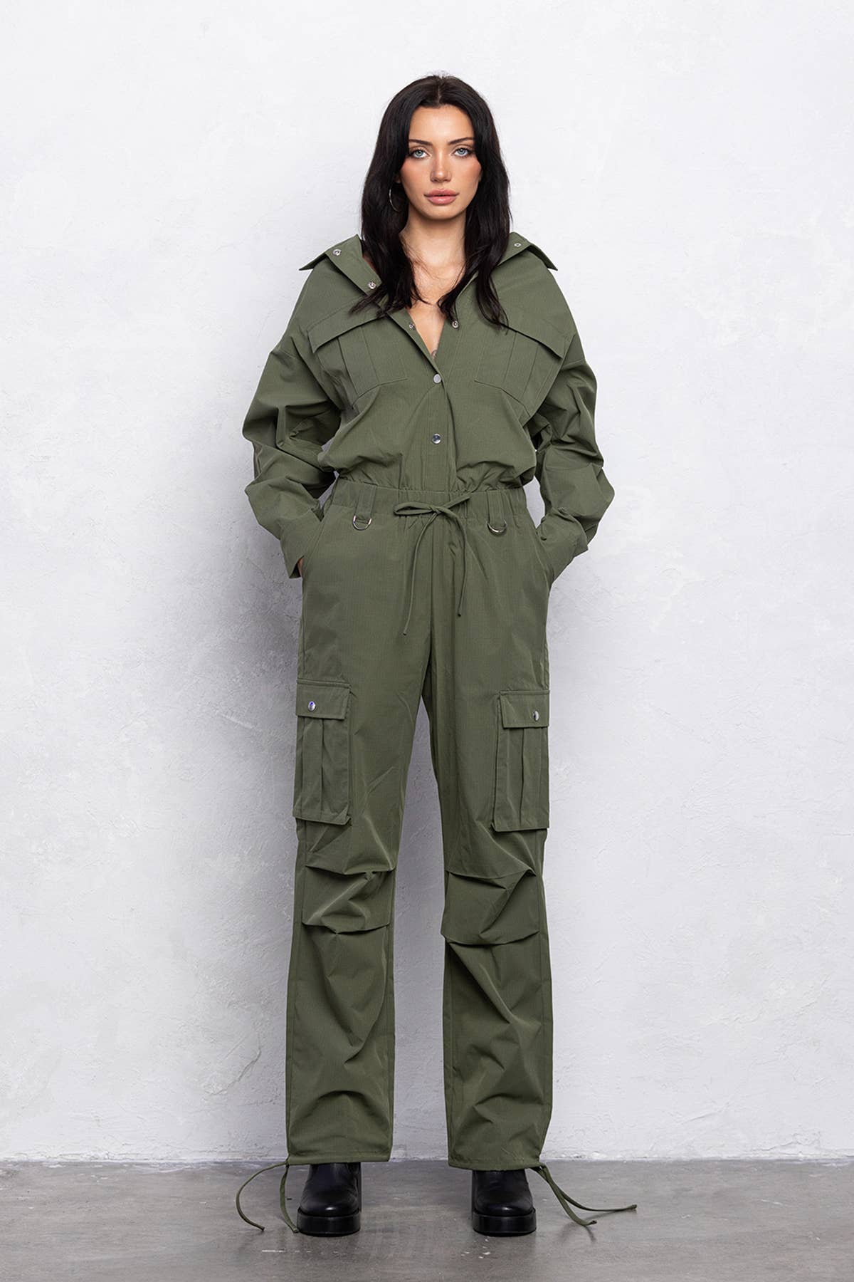 No Vacancy - Wholesale Jumpsuit - Women's - Loose fit parachute jumpsuit4