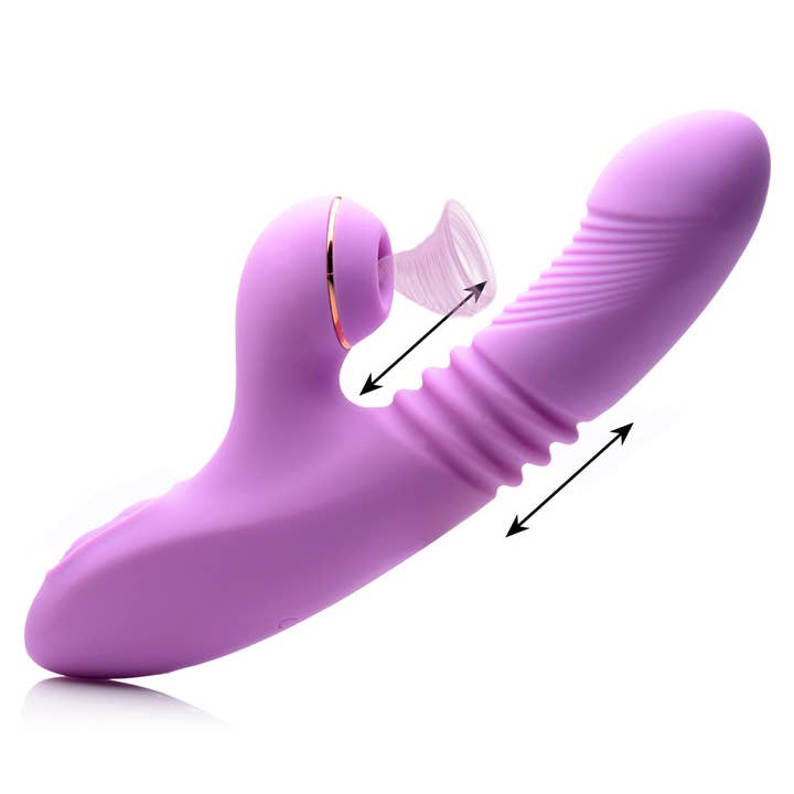 Shegasm Toys - Wholesale Sex Toy - Shegasm Pro Thrusting Suction Rabbit