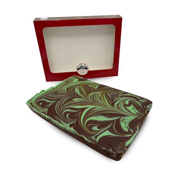 Chocolate Mint Fudge Slab - 6 Pounds! for wholesale by Old South Candy
