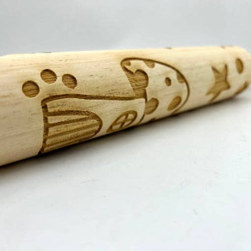 Sweet Rolling Pins - Wholesale Rolling Pin - Christmas Gnomes Large One Image Rolling Pin3
